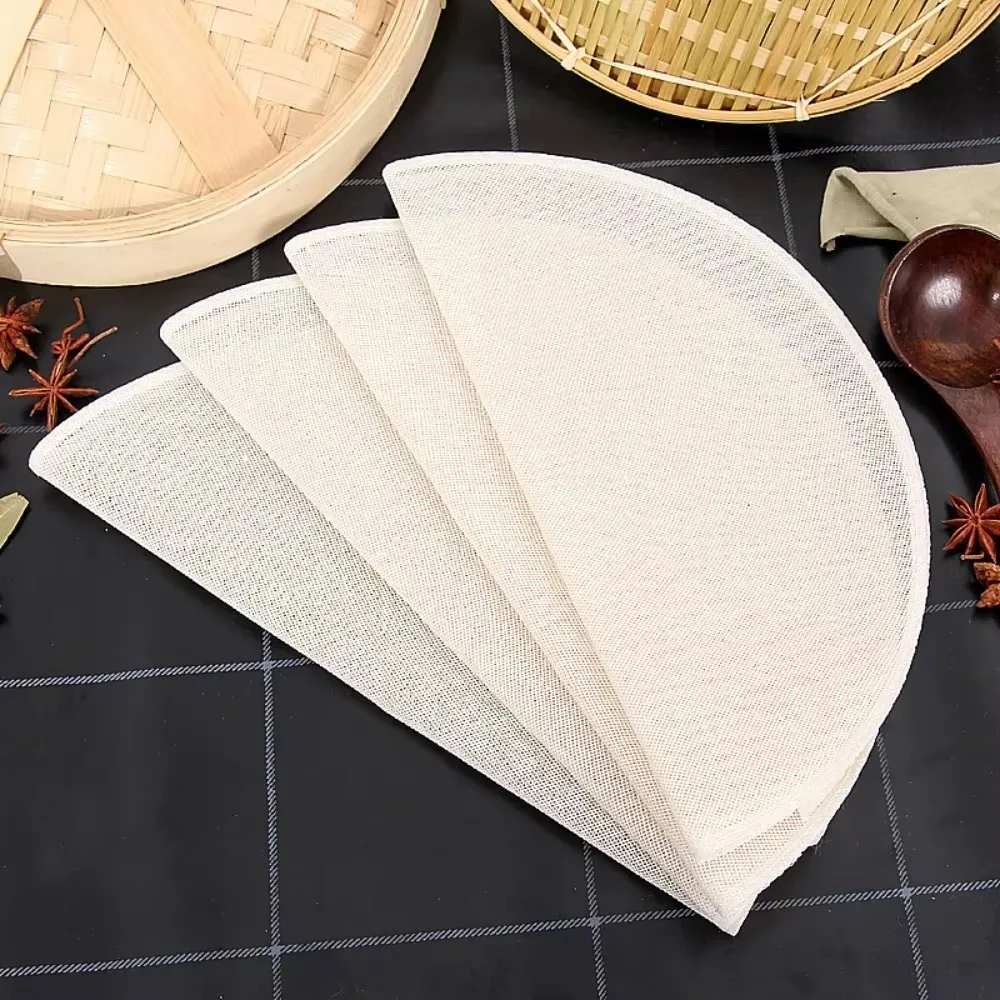 10pcs New Pure Cotton Steamer Cloth Reusable Round Steamed Mat Household Cotton Gauze Drawer Cloth Steamed Rice and Bun