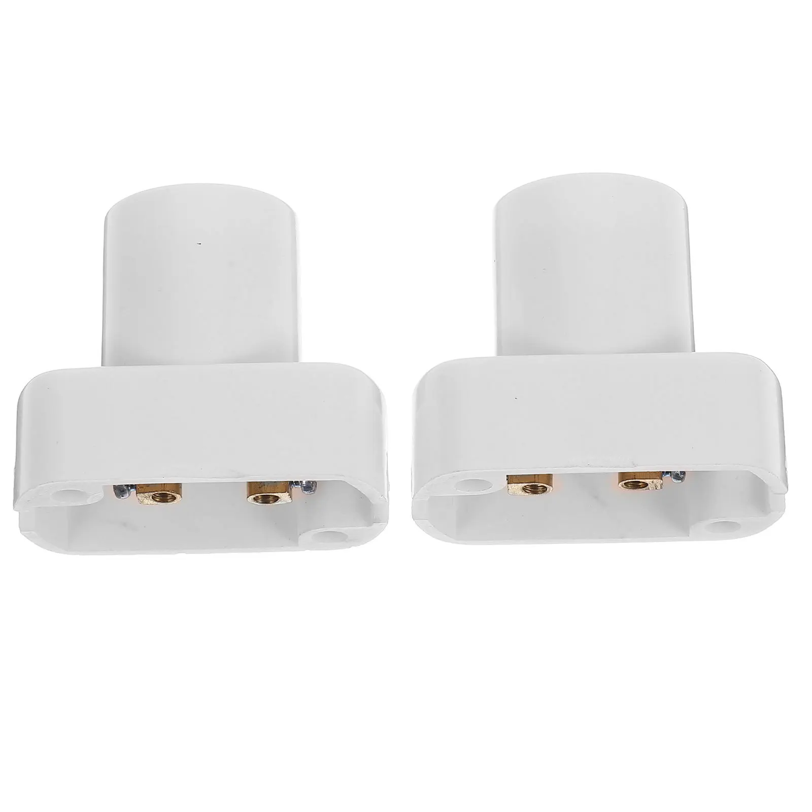 

2Pcs Plastic Lamp Base E17 Square Socket for Table Lamp Fittings Light Projects Bulb Holder Light Fixture Components