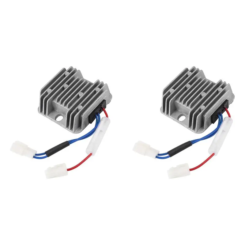 Simple 2X Engine Voltage Regulator 186F DC12V Aluminum Voltage Regulator AVR For KDE3500 5000 6500 6700 Generator