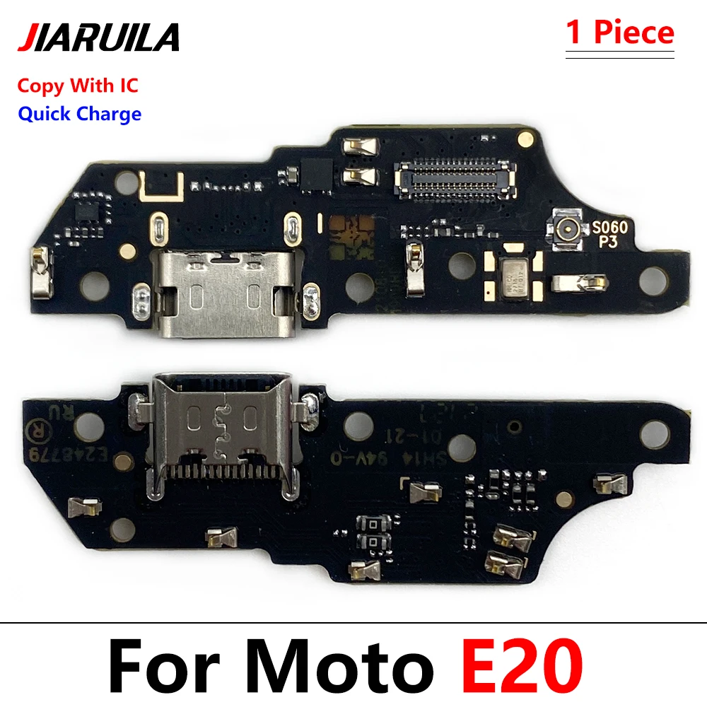 New For Motorola Moto E6 E7 G6 G7 G8 G9 Play Plus Power E20 E40 USB Charging Board Port Connector Flex Cable Microphone