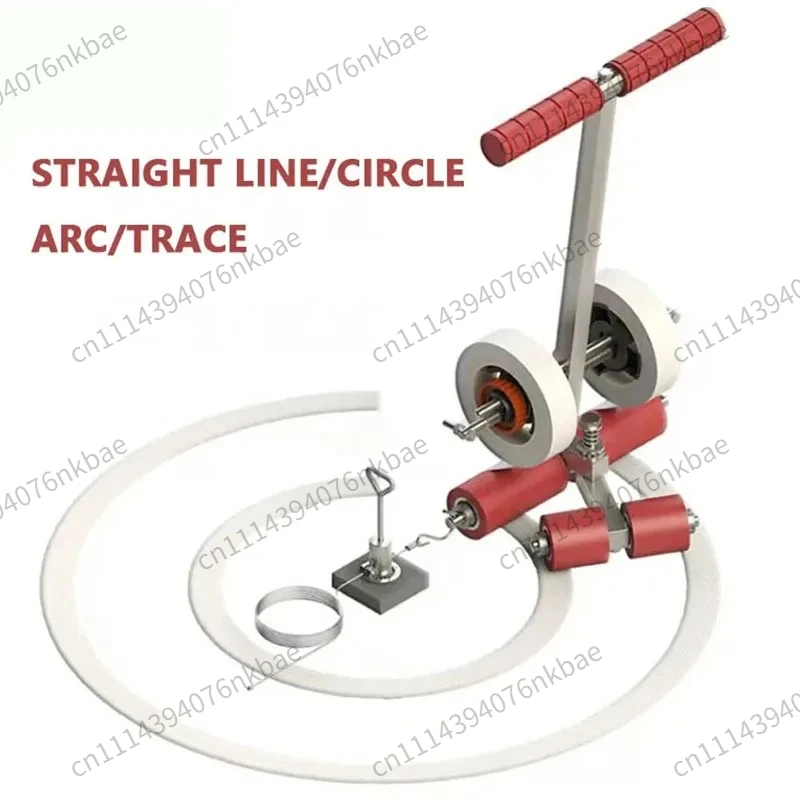 New Parking Space Tape Marking Machine Portable Road Line Drawing Tool Basketball Court Commercial Area Tape Applicator