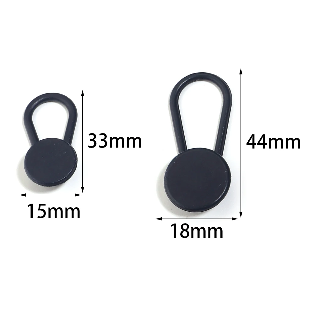 4pcs 15/18mm Waist Extenders Adjustable Pants Button Expanders Unisex Detachable No-Sew For Jeans Pants Skirt Clothing Extenders