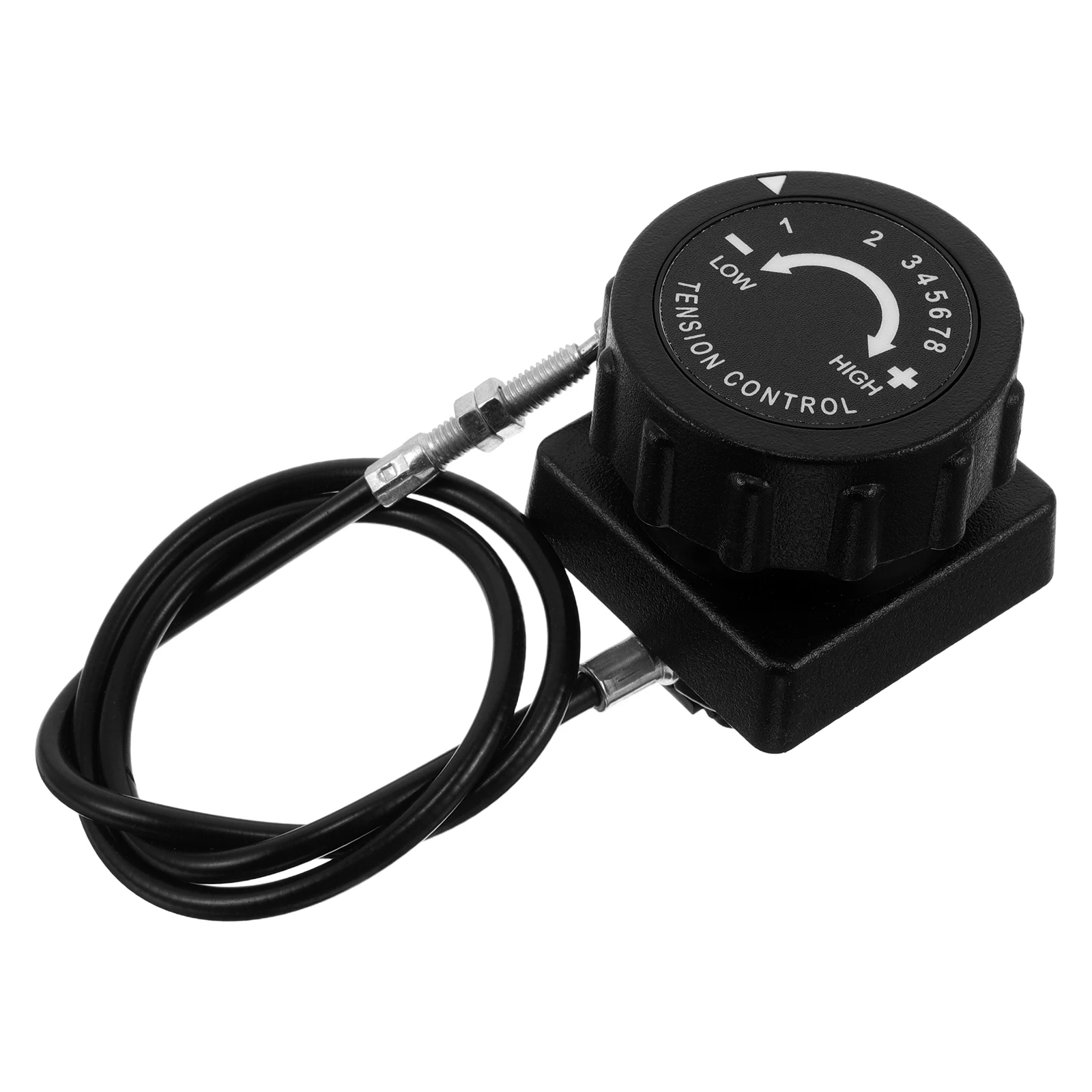 

8-Stage Resistance Adjuster For Exercise Bike 60Cm Cable Precision Tuning Component, Equipment Calibration