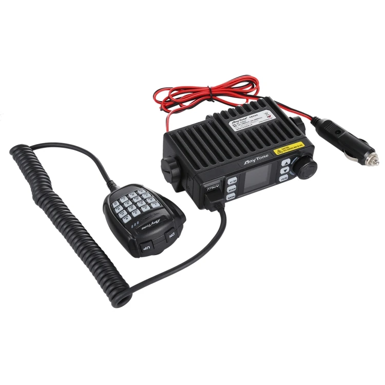 Hot Selling AnyTone AT-779UV Mobile Radio VHF / UHF Dual Band 200CH 25W FM Mobile Car Radio Walkie Talkie