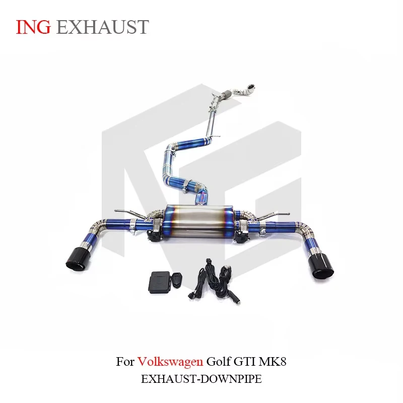

for Volkswagen Golf GTI Catback MK8 Ti/SS304 Electronic Long service life Exhaust Support customization ING