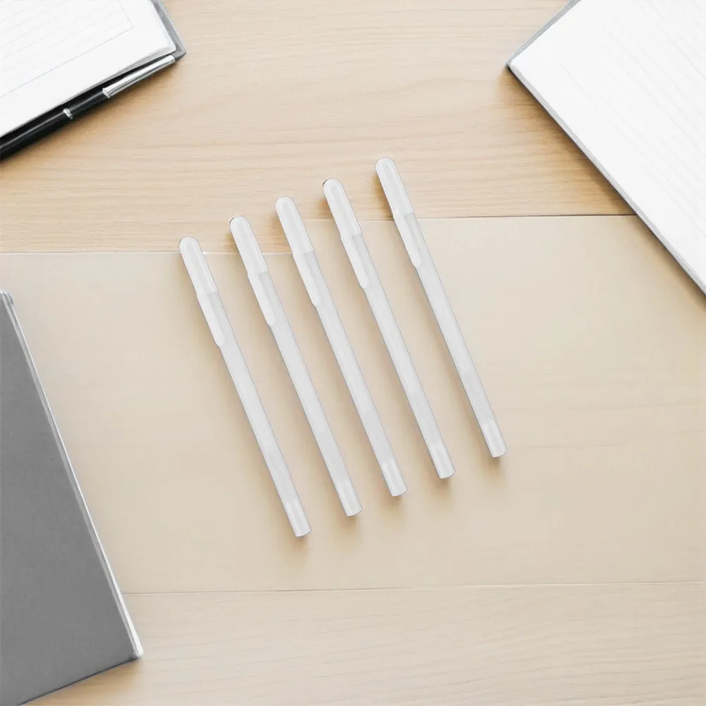 

Набор из 5 белых гелевых ручек с тонким наконечником, водостойкие, быстросохнущие, подходят для темной бумаги, иллюстраций, скрапбукинга