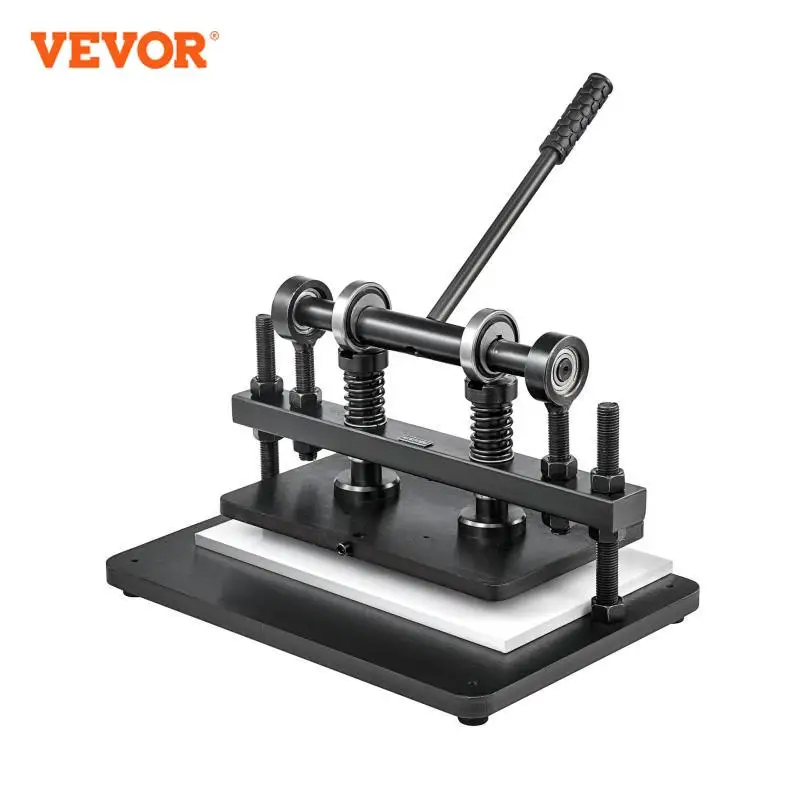 

VEVOR Leather Cutting Machine 36 x 26cm DIY Fabric Paper Indentation Embossing Press 1.5Ton Manual Punching Leather Die Cutter