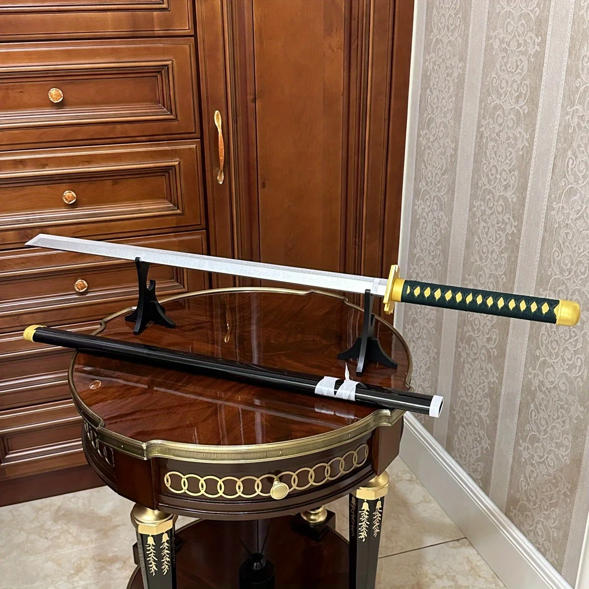 39.3inch Jujutsu Kaisen Okkotsu Yuta Wooden Katana Sword Original Sabre Ninja Knife Katana Sabre Cosplay Accessories Prop Toy