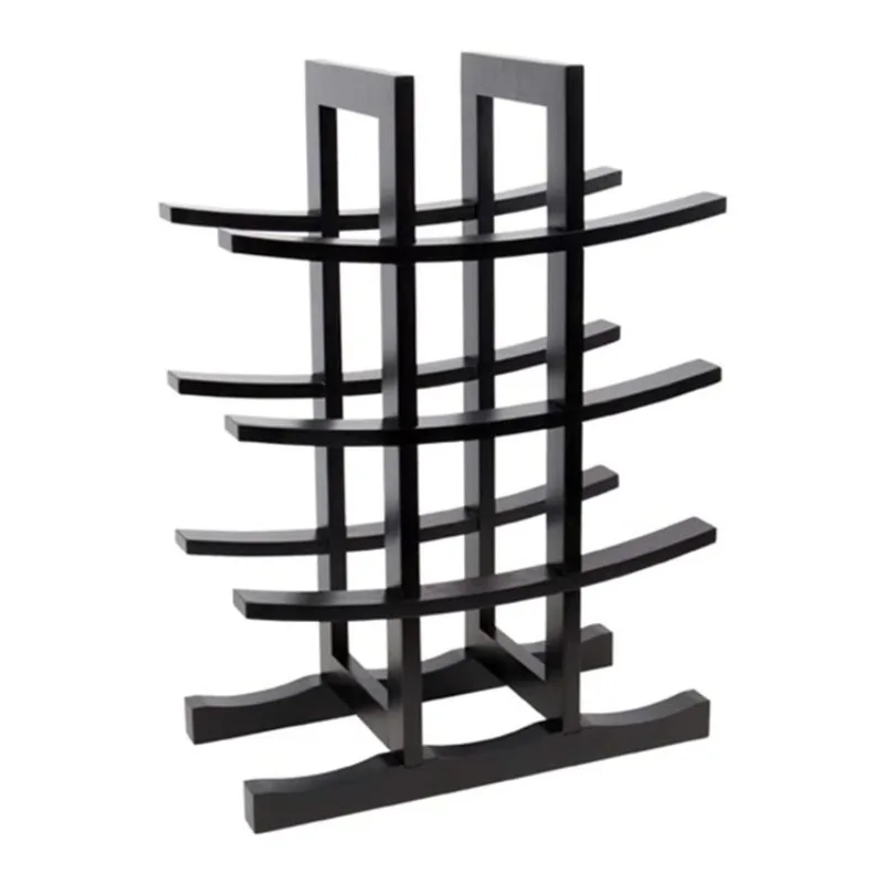 Bamboo Wine Rack Hanging Bottle Rack Home Decoration Table Top Tree Wine Display Rack Home Furniture Carton Modern