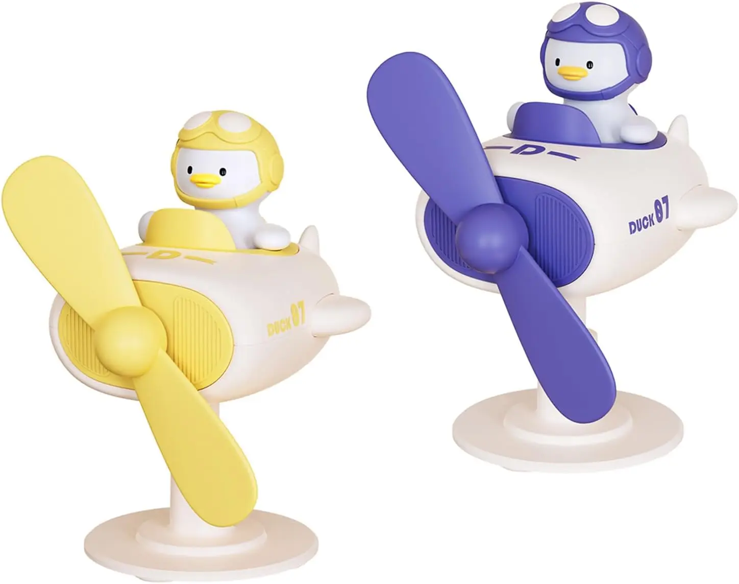 Настольный USB-вентилятор, маленький с милой маленькой желтой уткой, питание от USB, многоугольная регулировка, небольшой охлаждающий вентилятор для домашнего офиса