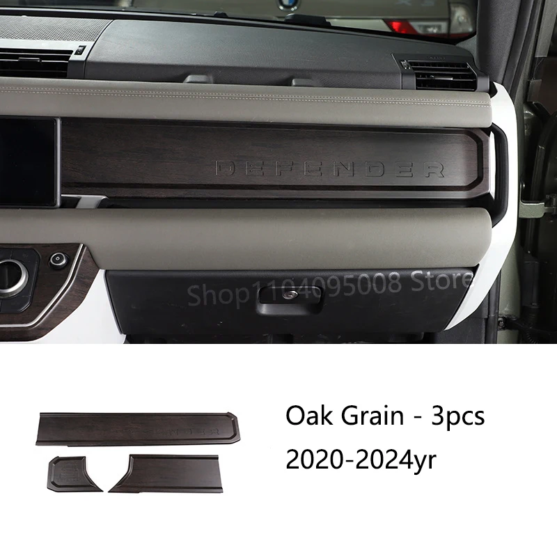 Voor Land Rover Defender 90 110 130 2020-2024 Koolstofvezel Dashboard Wordmark Panel Auto-interieur Decoratie Strip