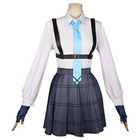 Blue Archive Takanashi Hoshino Game Cosplay Costume Women JK School Uniforms Sailor Suit Wig Shoes Headwear Halo Halloween Party