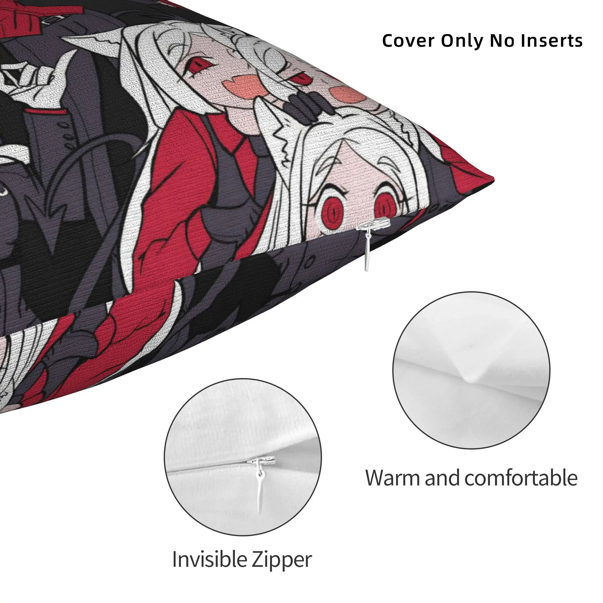 Soft Helltakers Lucifers Cerberus Game Pillowcase Polyester Cushion Cover Decorative Anime Throw Pillow Case Cover Drop Shipping