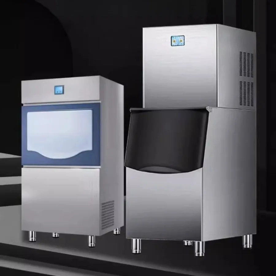 Special Use Ice Maker Hotel Restaurants' Milk Tea Shop-cubes Ice Maker Consumption Commercial Furniture Eismaschine ZYZBJ60