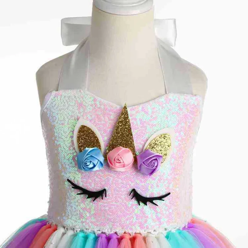 Purim Cos-Robe tutu au genou pour filles, costume de princesse Lolita pour enfants, fête d'anniversaire, Halloween, Noël, scène de Rhpour enfants, Nairobi Orn