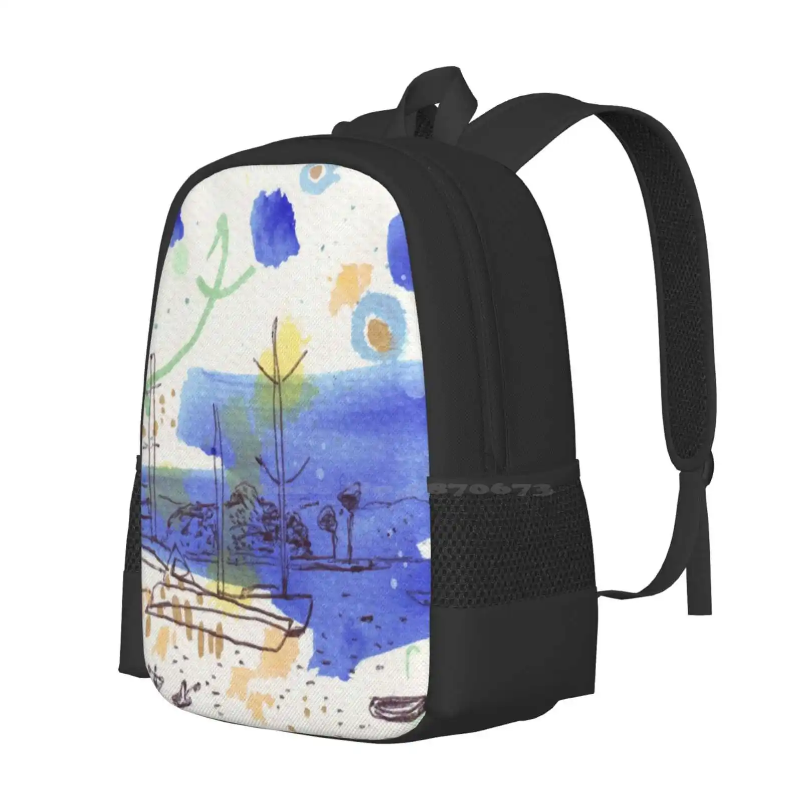 Two Kayaks On The Bay Hot Sale Schoolbag Backpack Fashion Bags Kayaks Elizabeth Bay Sydney Sea Coast Fromlifesketch Johndouglas