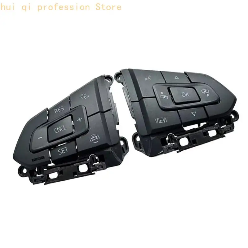 Easy Installation Steering Wheel Switches Button Bezel Cover G8AJKZZCPZ Replacement Button Cover for Golf 8 2020-2021 H8WE