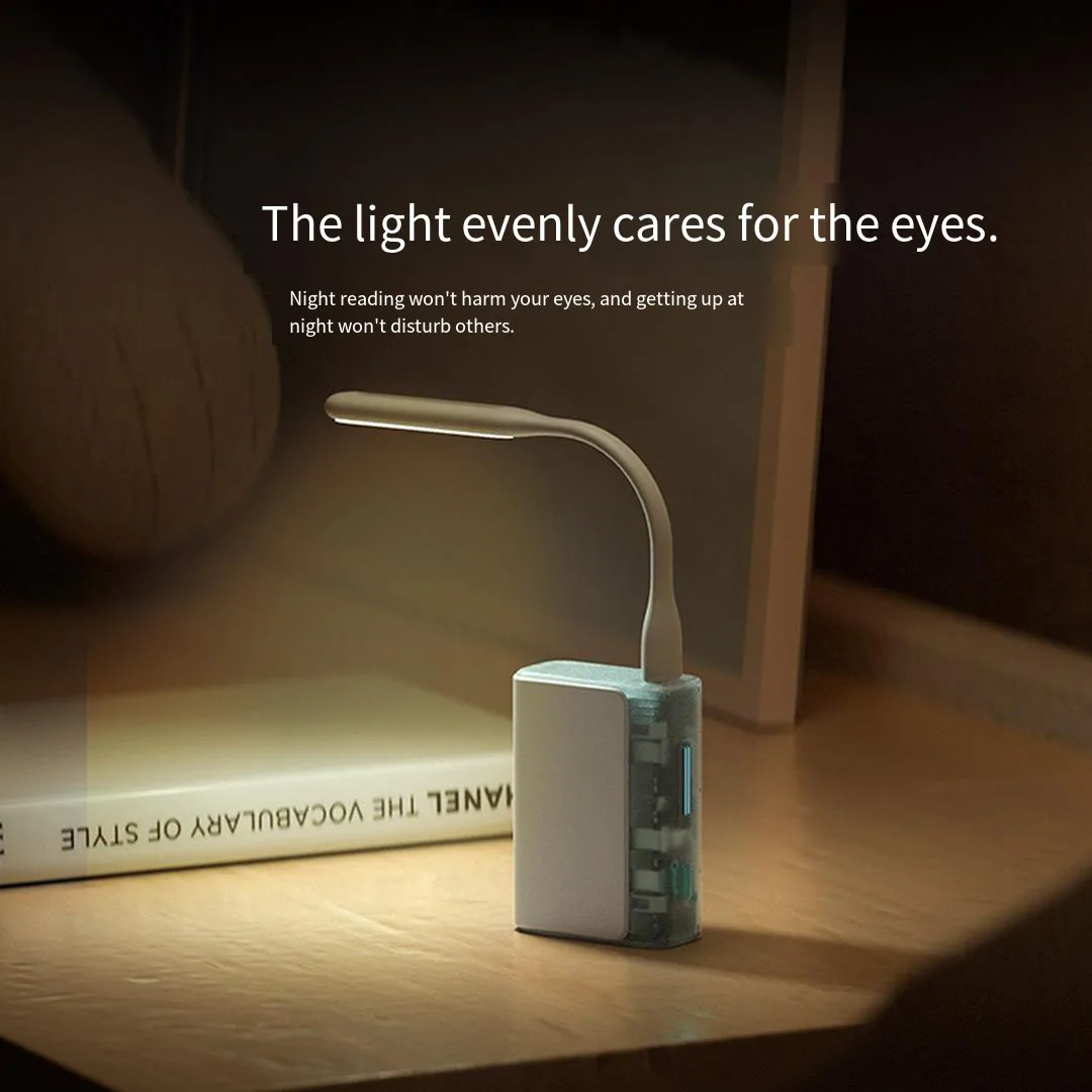 Xiaomi Mijia Youpin Zmi Usb Draagbare Led Licht Met Schakelaar 5 Niveaus Helderheid Usb Voor Power Bank Laptop Notebook