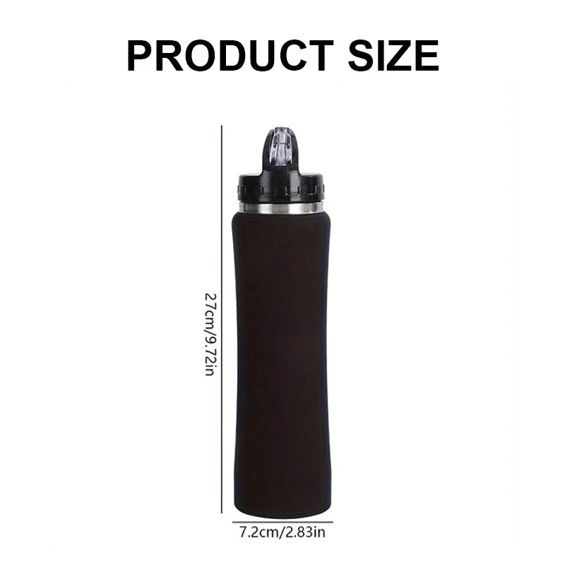 Personalized Customization Name: Stainless Steel Water Bottle, Portable Sports Water Bottle, Travel Outdoor Gym Beverage Bottle. view 2