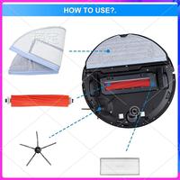 AU-20PCS S7 Accessories Kit For Xiaomi Roborock S7, S7+, S7 Maxv, S7 Maxv Plus,G10S,G10S PRO Robot Vacuum Cleaner Replacement Pa