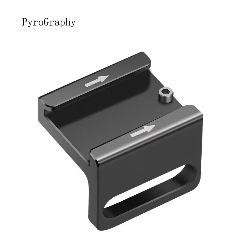 

Боковое крепление для холодного башмака пирографии с двойными винтами 1/4 дюйма и винтом с защитой от падения для клетки DSLR и L-образным кронштейном, микрофоном, светодиодной подсветкой