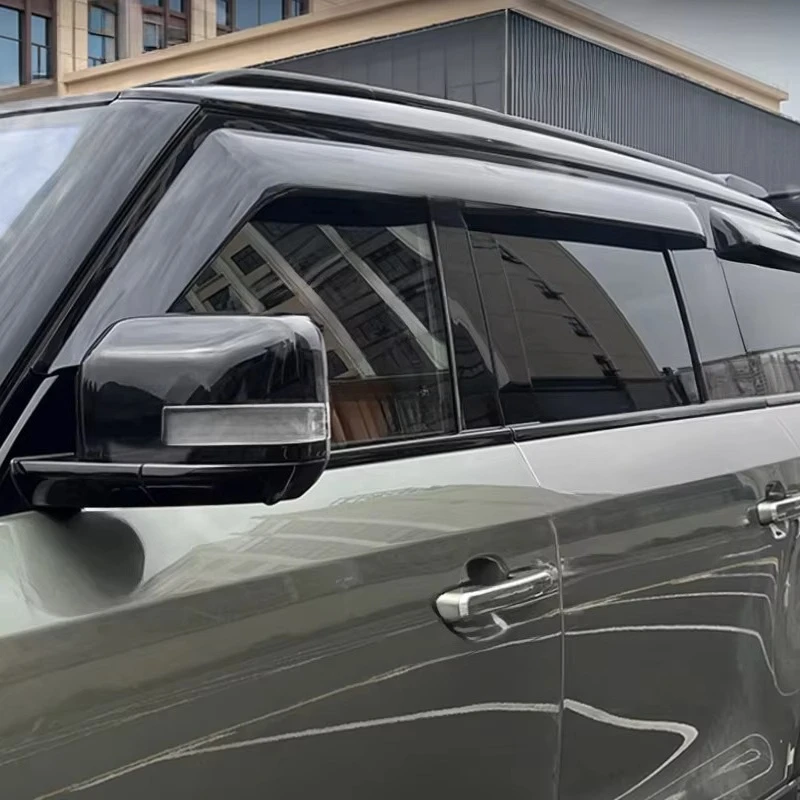 New Design 4 Pack Window Visor Rain Shield Deflector for Rox 01 Accessories