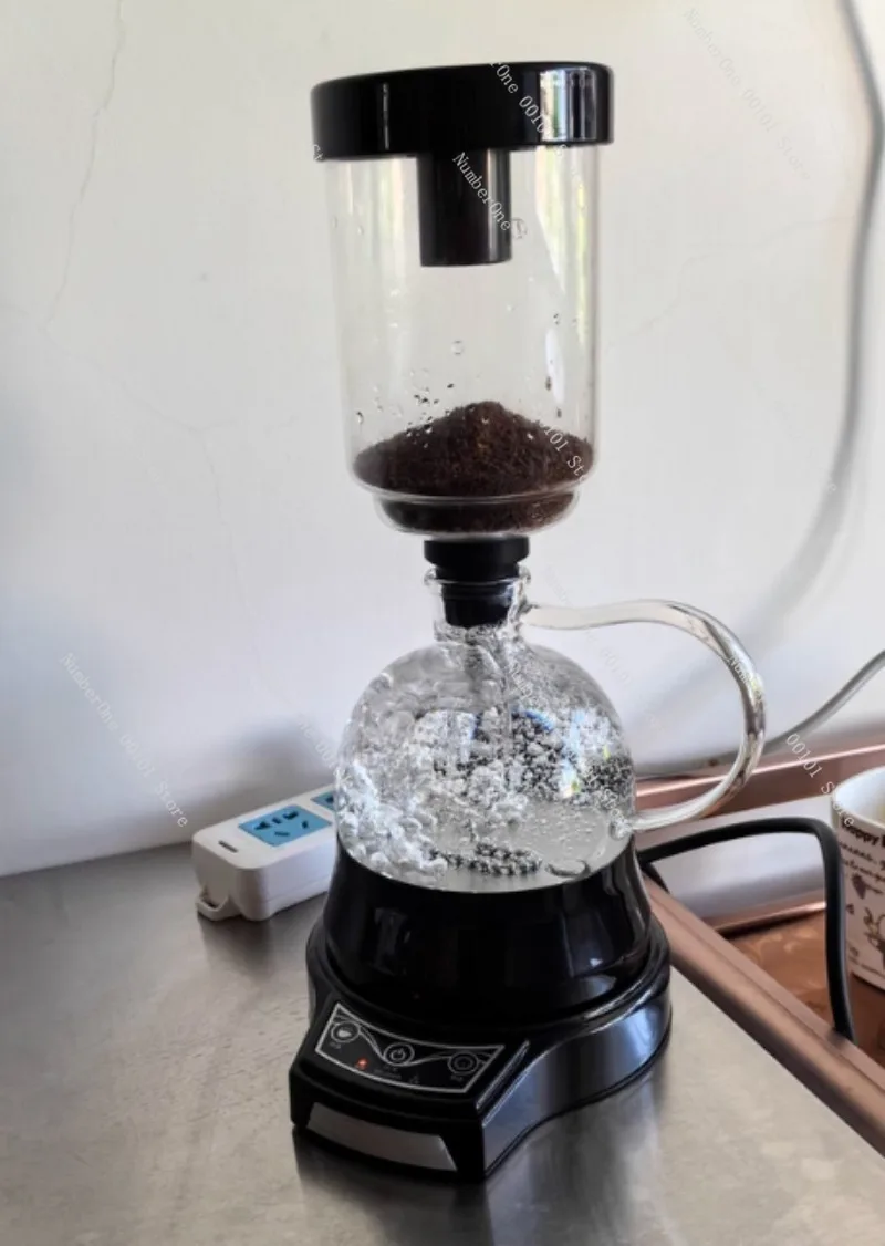

Electric Siphon Coffee Pot Brewing Coffee Machine Household Electric Siphon Pot Set Manual Brewing Glass Pot