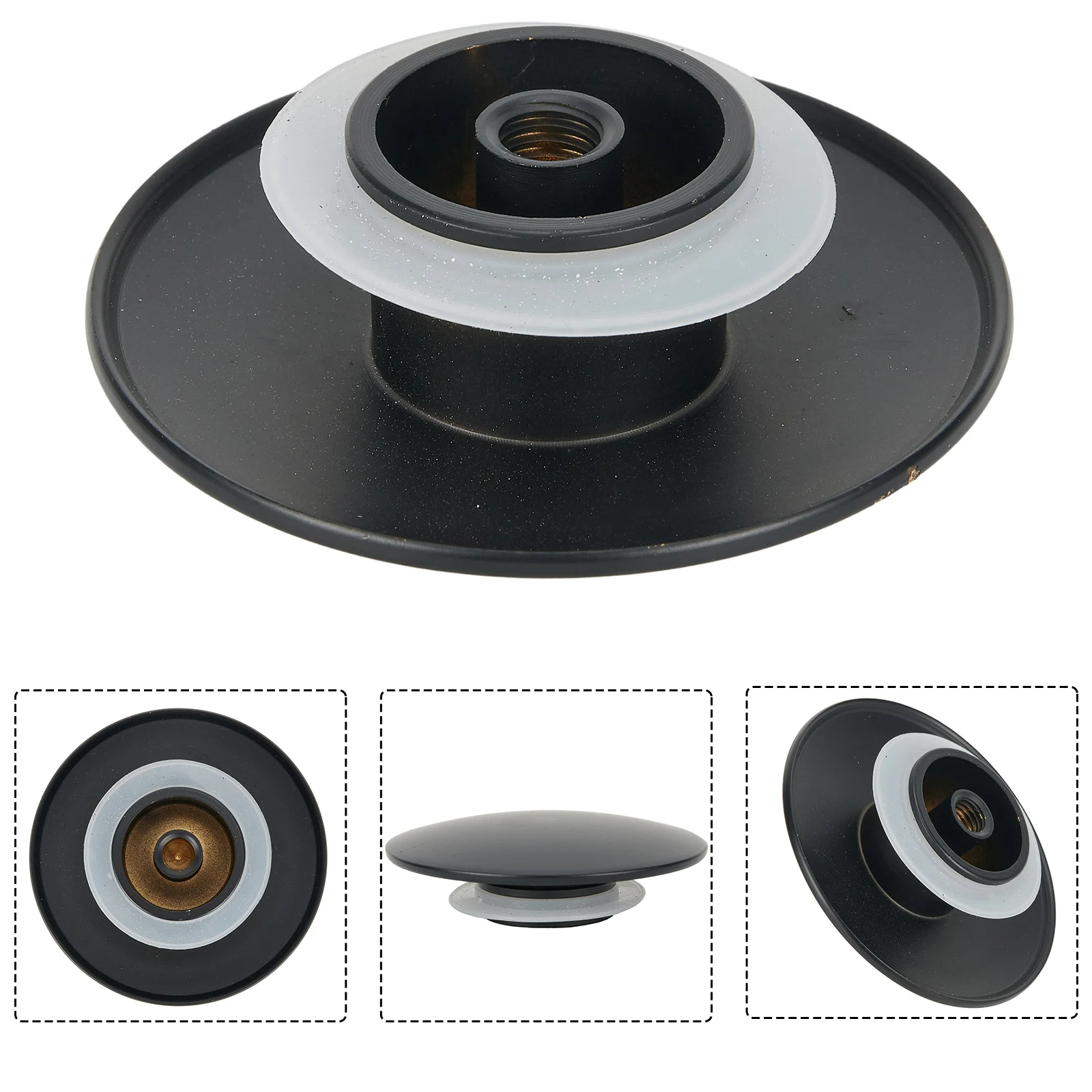 

1PC Matte Black Basin Waste Up Bathroom Sink Plugs Push Button Click Clack 66mm Brass Matte Black M8 For Basins Bathtubs Kitchen