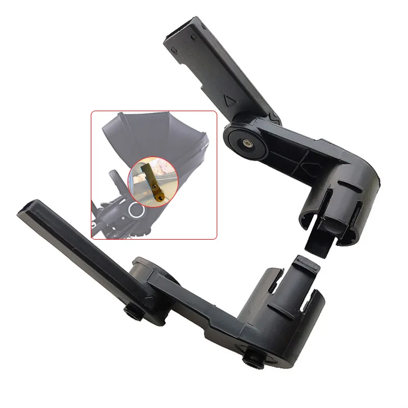 Stroller Awning Clips For Stokke Xplory V3 V4 V5 V6 Trailz Crusi Dsland Sun Canopy Support Holder Roof Bracket Sunshade Clamps