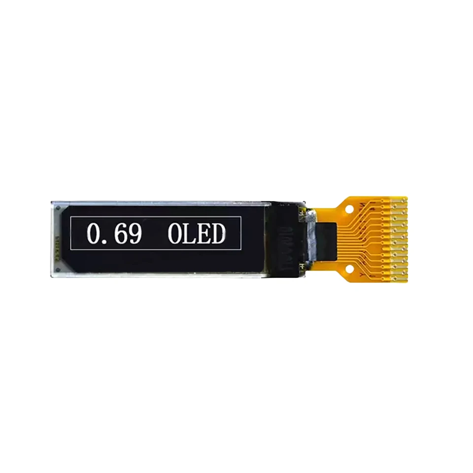 0,69 polegadas OLED Display Smart Pulseira OLED LCD 96*16 Treliça SSD1315 ou SSD1306