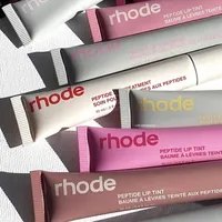 Rhode Lipstick Lip Holder Silicone Phone Case for IPhone 16 15 14 13 12 11 Pro Max Plus IPhone16 ProMax i15 Lipgloss Stand Cover