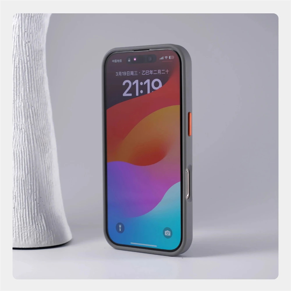 Luxuriöse Matte Durchsichtige Magnetische Hülle für iPhone 18 17 16 Pro Max 15 14 13 12 für Magsafe Kabelloses Laden Stoßfeste Abdeckung – Detail 8