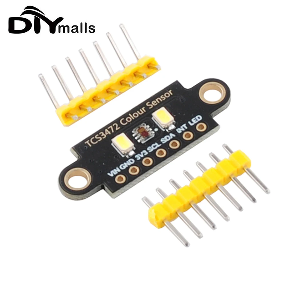 Tcs3472 cor sensor módulo de reconhecimento rgb iic cor luz sensor placa desenvolvimento com filtro ir para arduino stm32 30