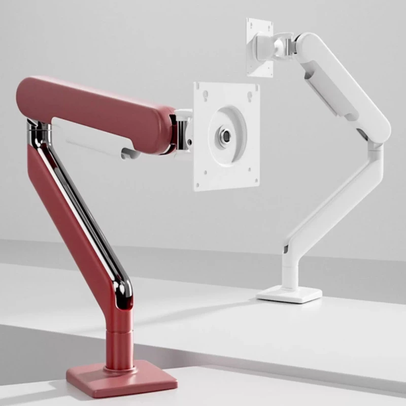Office Scalable Monitor Stand Desktop Computer Screen Holders Ergonomic Robotic Arm Column Study Display Screen Cantilever Stand