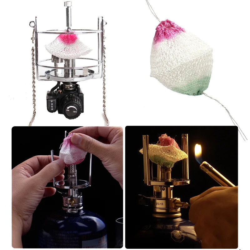 

Universal Mesh Lamp Mantle Double-headed Wick Camping Light Accessory Outdoor Gadget