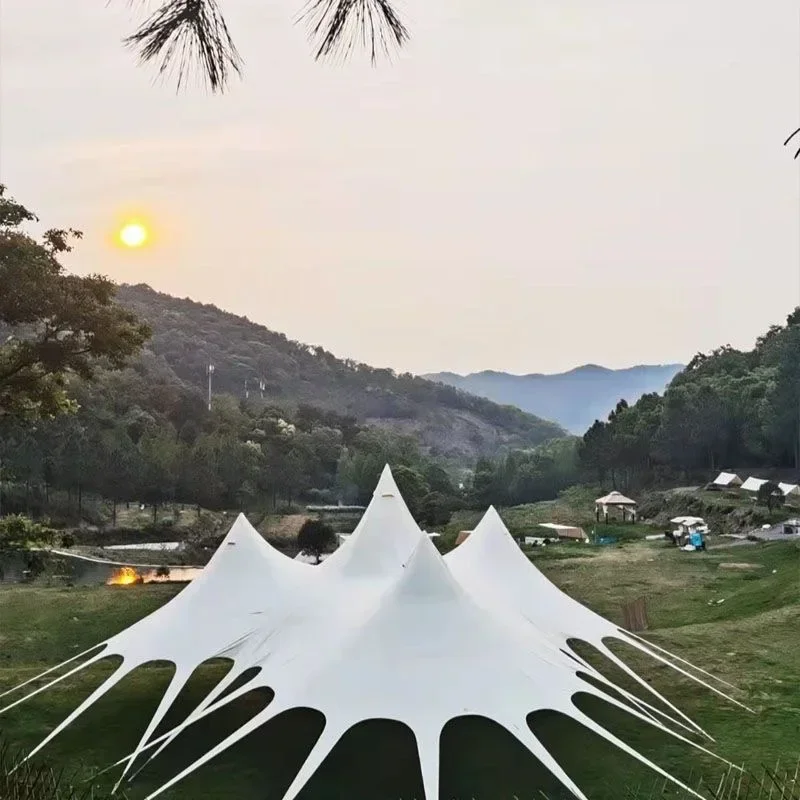 

Camping Extra-Large Lotus Canopy Camp Outdoor Multi-Purpose Rainproof And Sun-Proof Pergola Shade