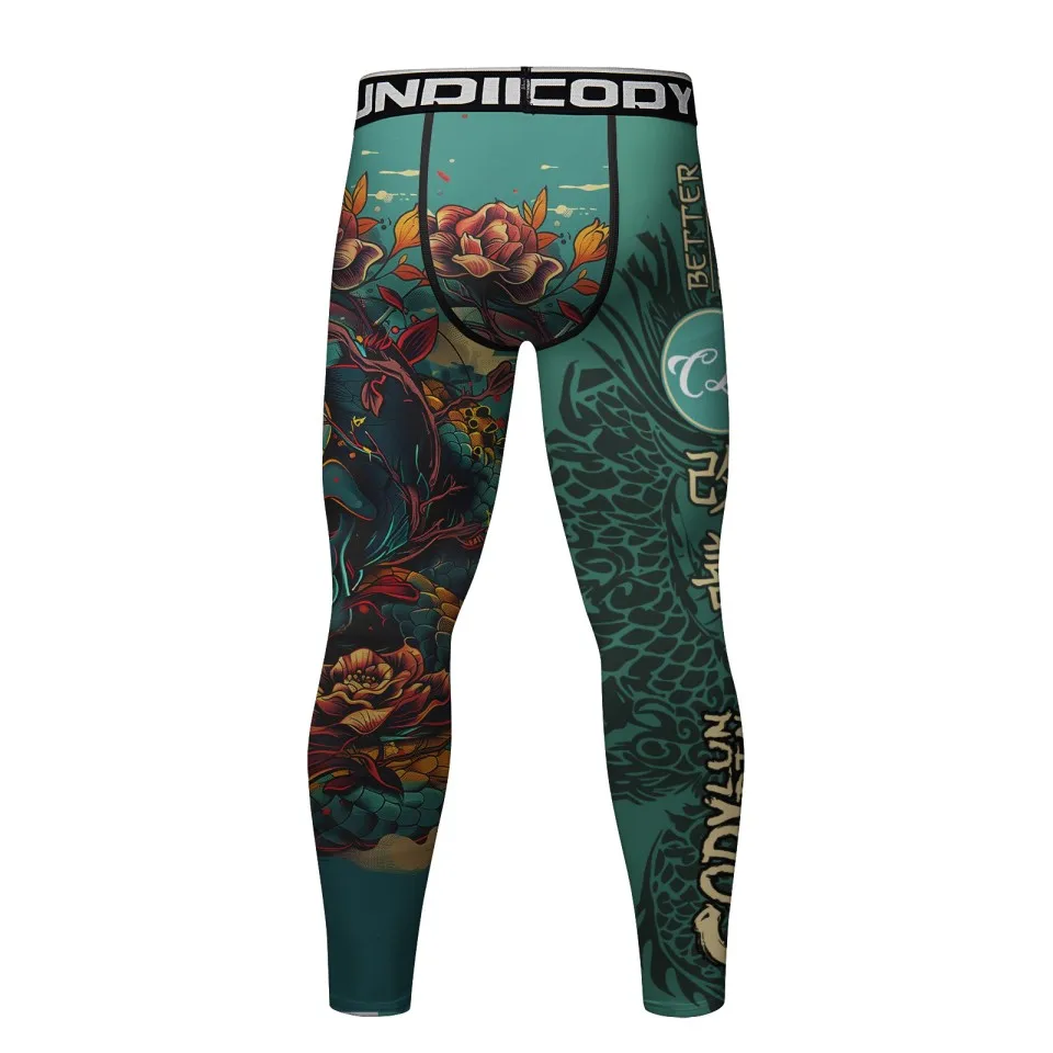 الرجال جيو جيتسو Rashguard MMA تي شيرت + السراويل للرجال 3 قطعة/المجموعة الملاكمة البرازيلي تصارع طفح الحرس مجموعات الملاكمة التايلاندية رياضية #5