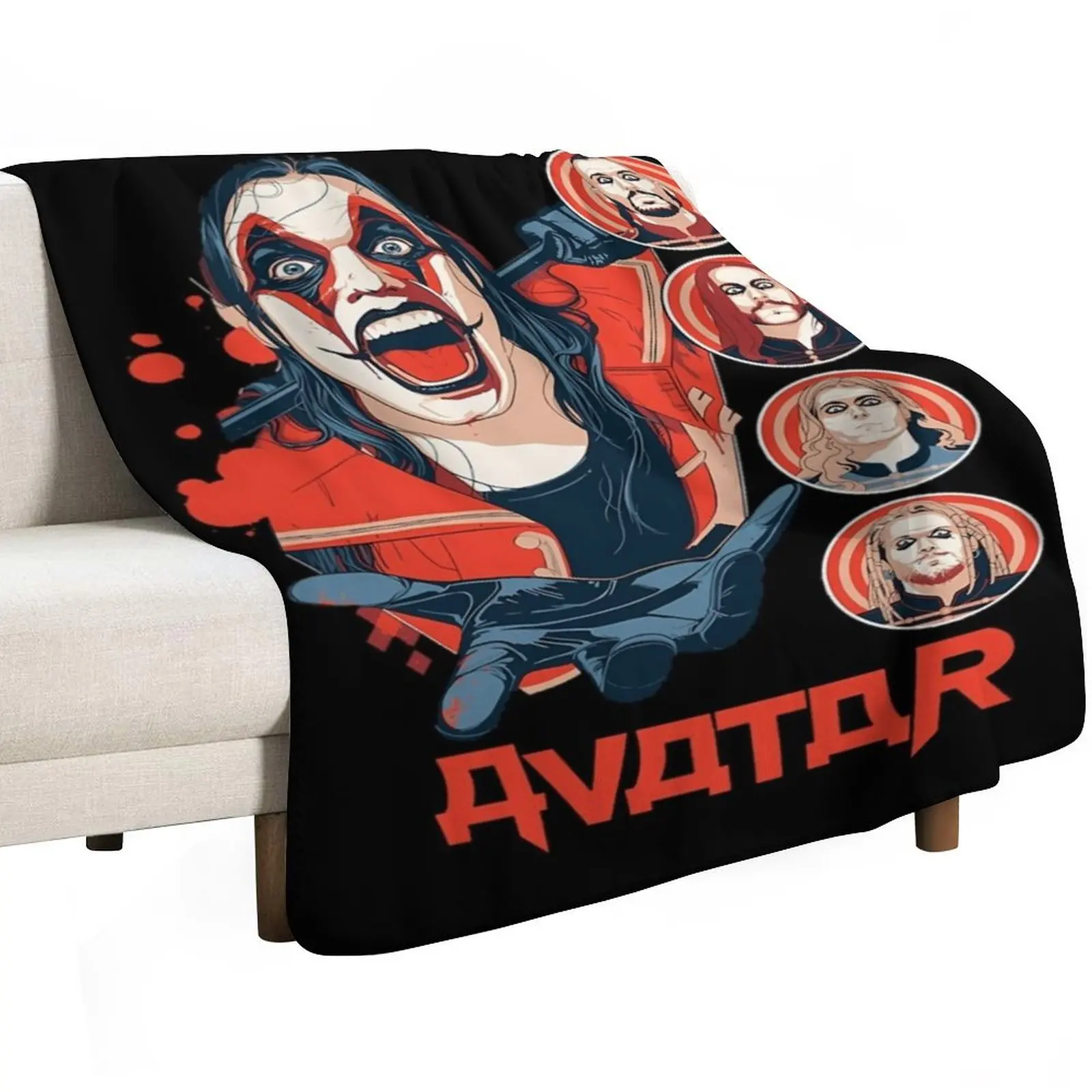 Band Avatar Throw Blanket Decorative Throw Thin Decorative Sofa Warm Beach Softest Blankets
