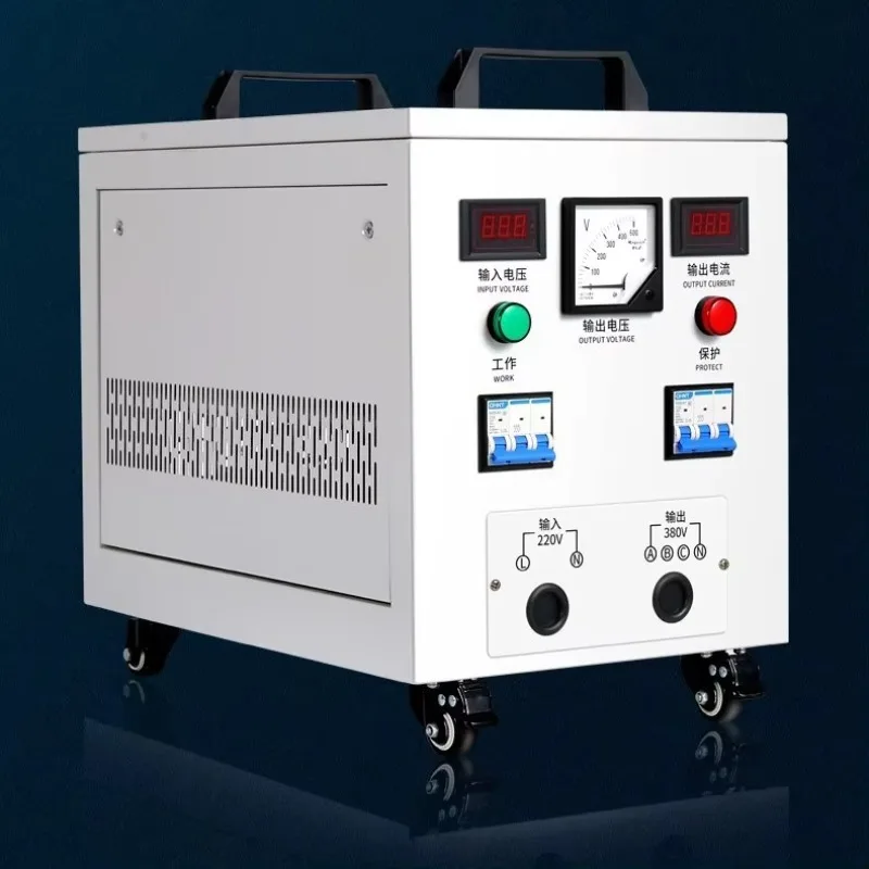 Three Phase Intelligent Voltage Transformer 15KVA 300A Output 60Hz 220V 380V High Frequency Substation Power Equipment Custom