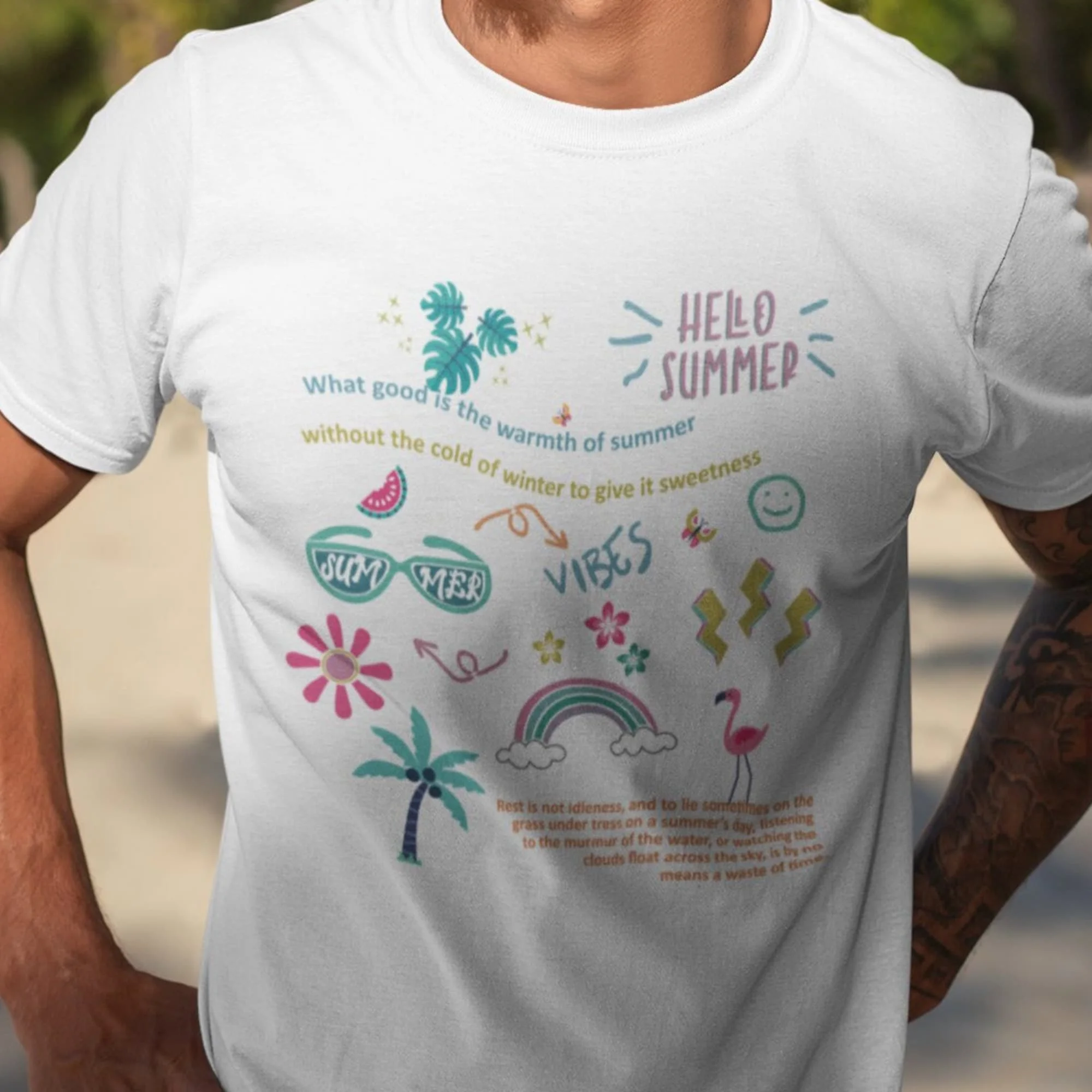 Summer Vibes T Shirt Special Outfit Casual Original Design For Time Beach School'S Out