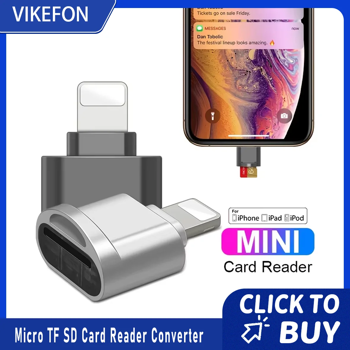 

Micro TF SD Card Reader Converter For IPhone IPad OTG To Micro SD Card Reader Viewer Adapter Memory Card Reading Support IOS 13