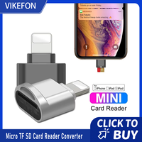 Micro TF SD Card Reader Converter For IPhone IPad OTG To Micro SD Card Reader Viewer Adapter Memory Card Reading Support IOS 13
