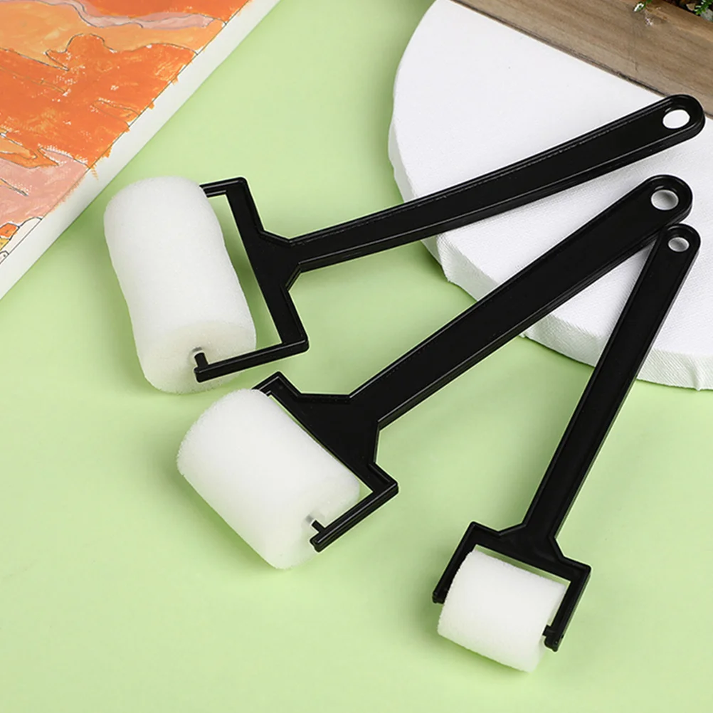 6 Pcs Mini Children's Drawing Tools Foam Paint Brushes Kids Painting Supplies Sponge Crafts