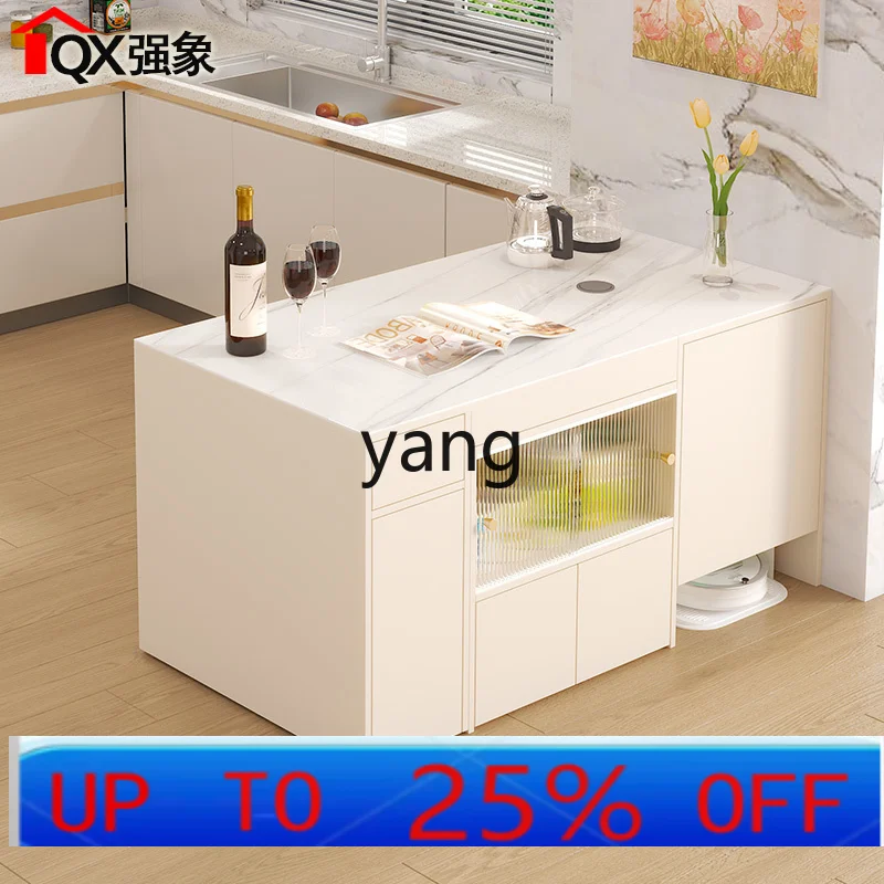 

Обеденный стол-трансформер LMM Cream Wind с выдвижной столешницей и встроенным хранением для дома