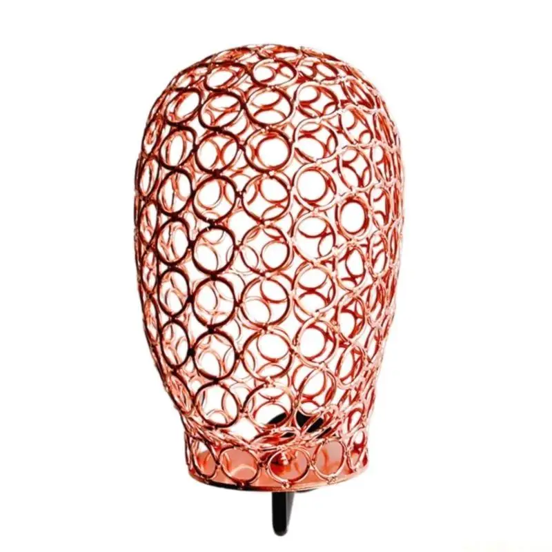 

D46E Elegant Metal Display Model Metal Holder Mannequin Head Stand for Versatile Display of Hats and Accessories