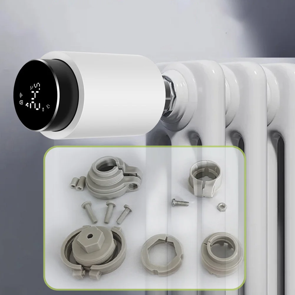 TRV Valve Adapter For Intelligent Thermostat Radiator Valves M30x1.5 And M28x1.5 Compatible Connector