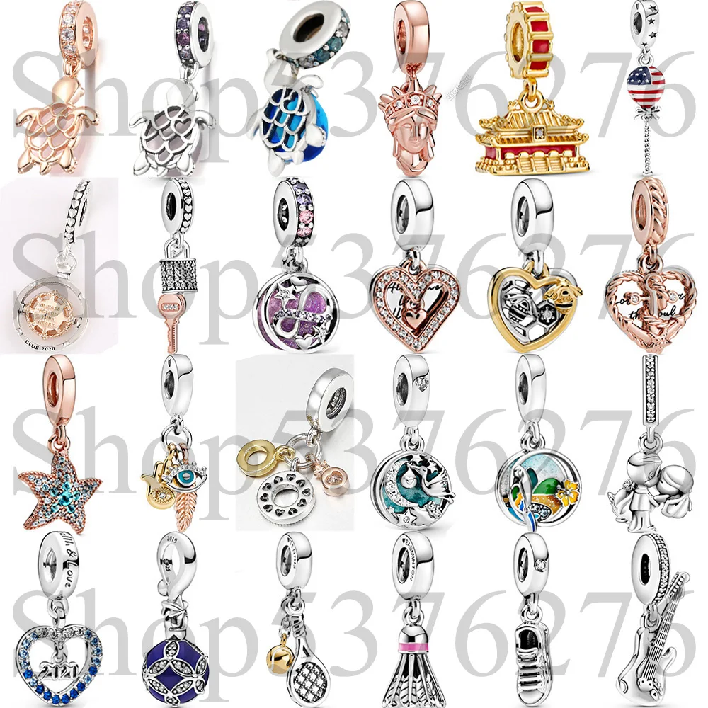 

Подвеска-шарм из стерлингового серебра 925 пробы: Глаз Хамса, Перо, Сокол, Морская черепаха, Ключ. Подходит для модных женских браслетов, банглов. Подарок, украшение для самостоятельного изготовления.