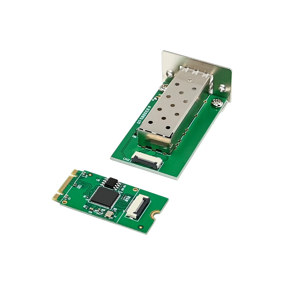 SUNWEIT ST7332 M.2 B + M Intel I210AS 1GbE SFP Fibra Industrial NIC Servidor Externo Com Fio CE ROHS/FCC Certificado OEM 1 Ano