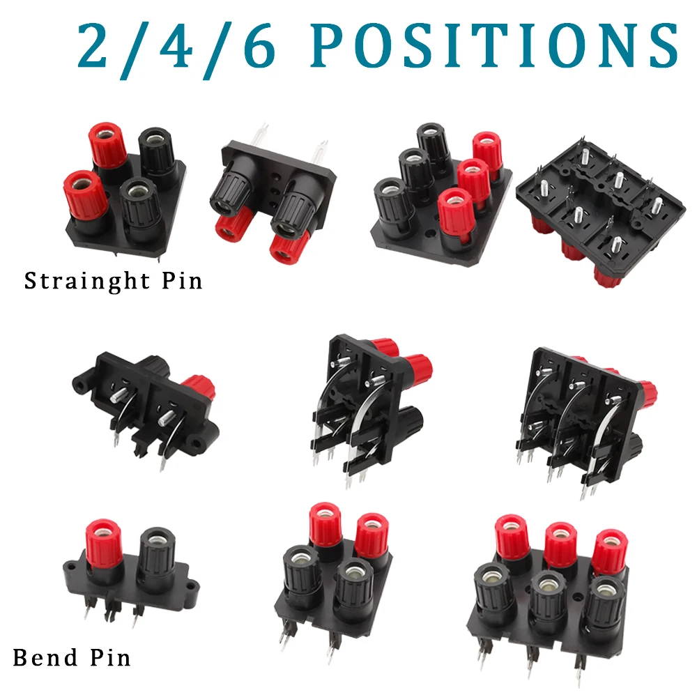 

Аудио разъём усилитель динамика 2/4/6 положений