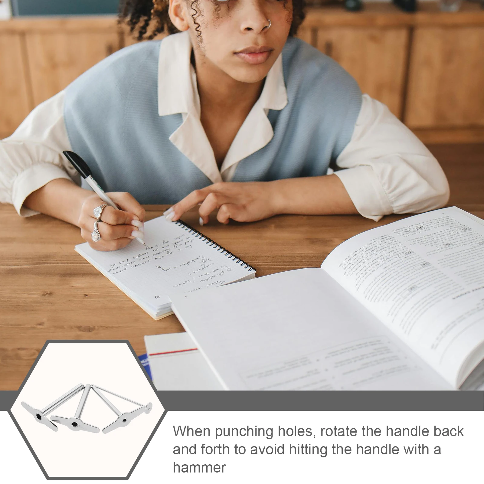 

1 set Rubber Stopper Hole Punchers Metal Plug Drilling Tools Small Manual Physics Lab Accessories Science Educational Equipment